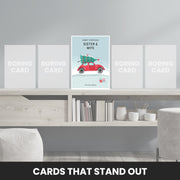 christmas cards for sister and wife that stand out