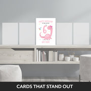 great granddaughter 6th birthday cards that stand out