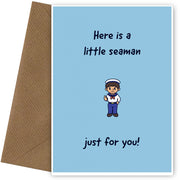 Rude Birthday Cards for Men and Women - Seaman 30th 40th 50th