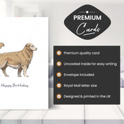 Main features of this birthday card from dog