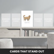 birthday card dog that stand out