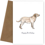 Labrador Birthday Card for Dog Dad, Mum or Birthday Card from Dog!