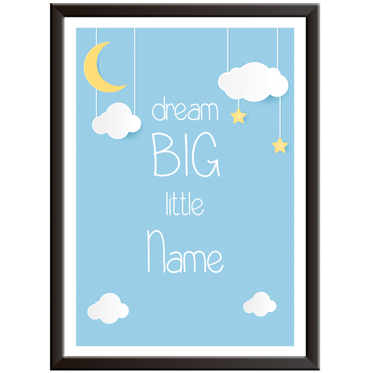 Personalised Dream Big Little One Print