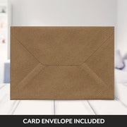 Brown envelope included