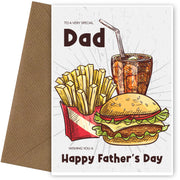 Takeaway Father's Day Card for Dad
