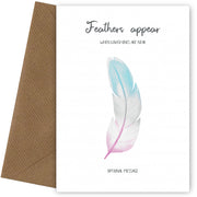 Bereavement Cards for Adults - Feathers appear when loved ones are near card