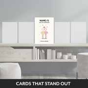 21st anniversary card for husband that stand out