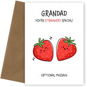 Fruit Pun Birthday Day Card for Grandad - So Very Special