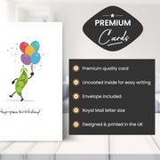 Main features of this funny sister birthday card