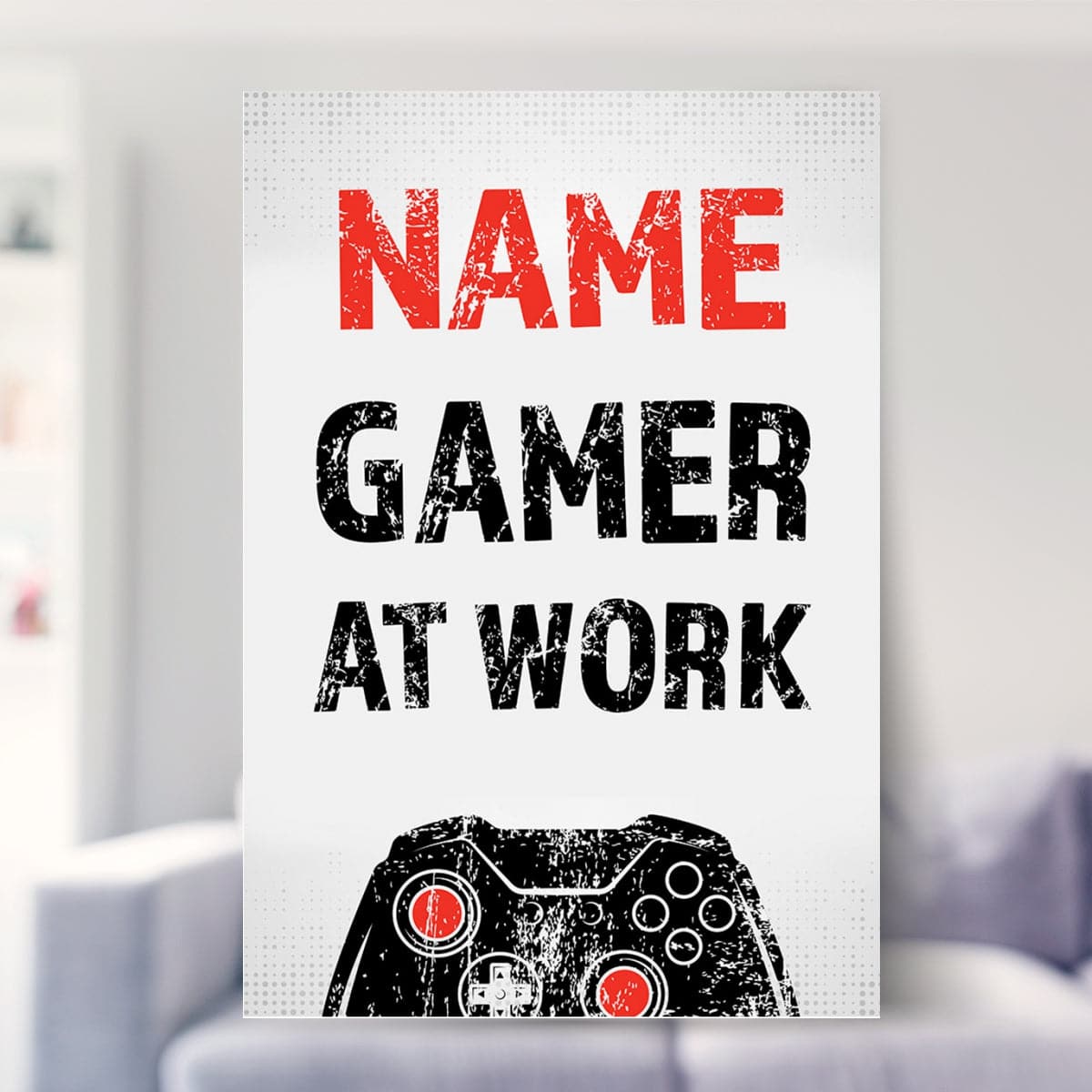 Gamer at Work - Gaming Print