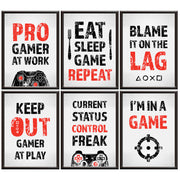 6 Gaming Posters for Boys Bedrooms