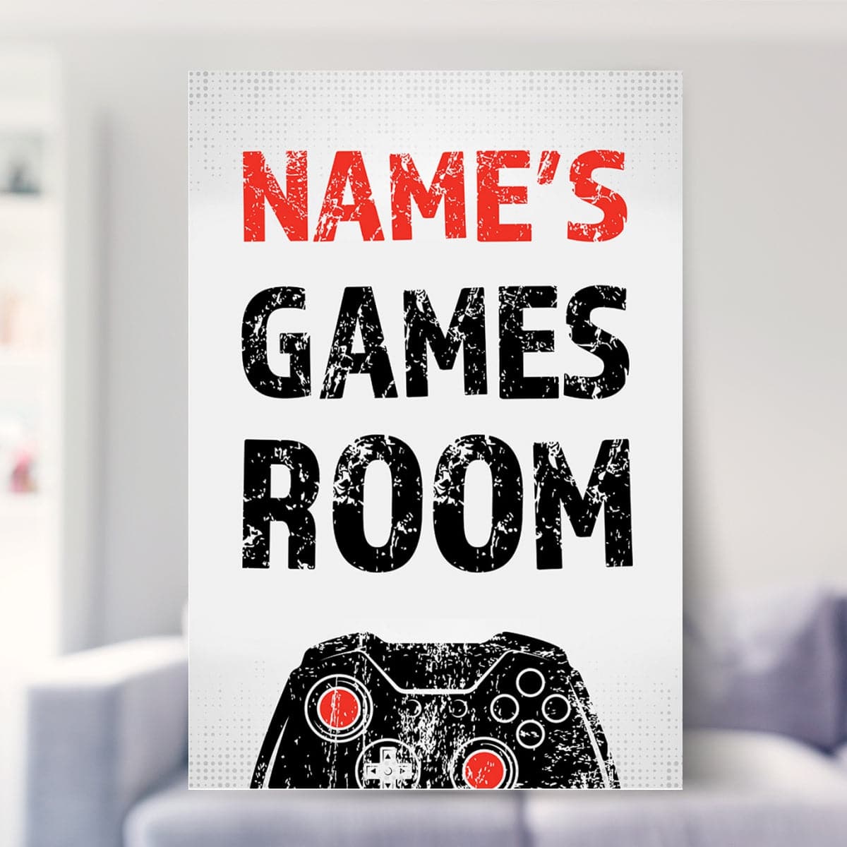 Gamers Games Room - Gaming Print