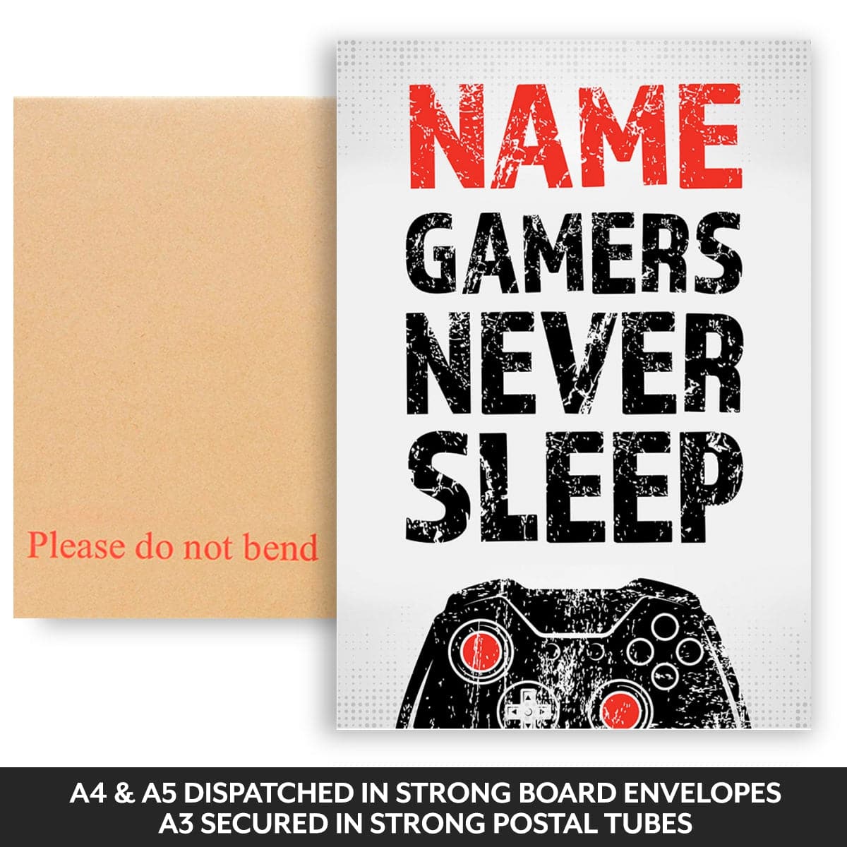 Gamers Never Sleep - Gaming Print