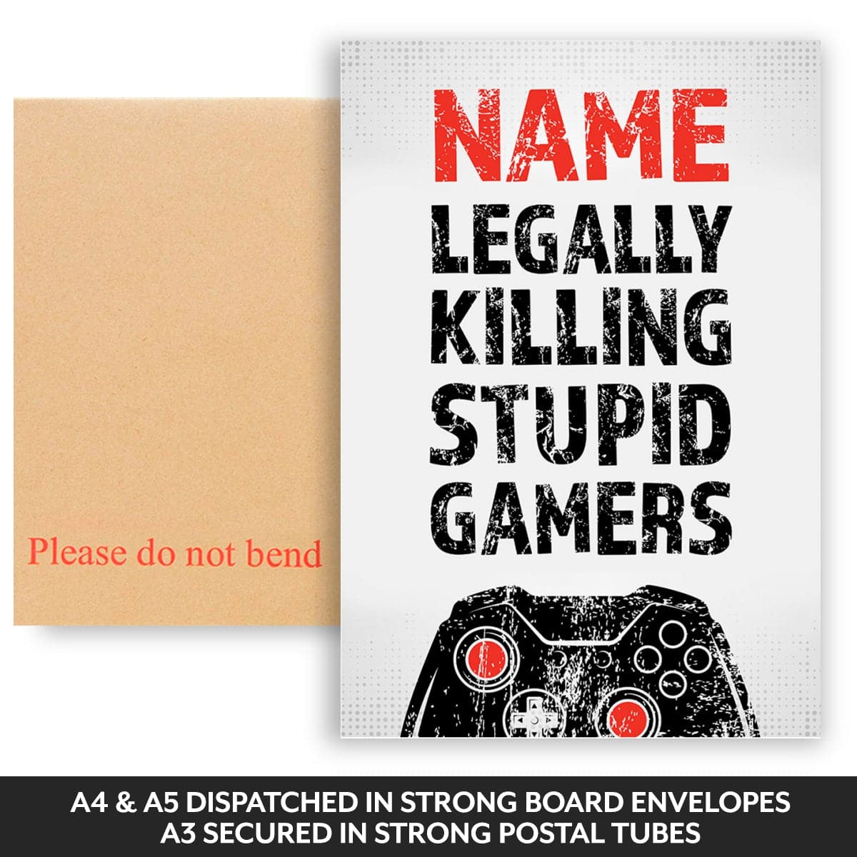 Killing Stupid Gamers - Gaming Print