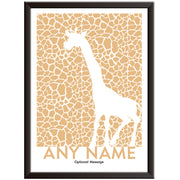Giraffe Minimalist Print