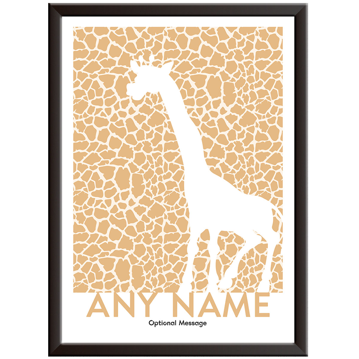 Giraffe Minimalist Print