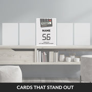 56th birthday card male that stand out