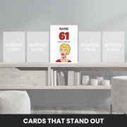 61st birthday card nanny that stand out