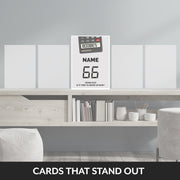 66th birthday card male that stand out