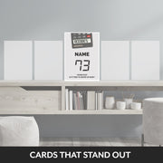 73rd birthday card male that stand out