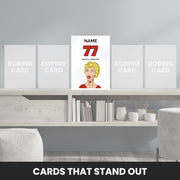 77th birthday card nanny that stand out