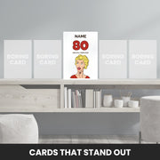 80th birthday card nanny that stand out