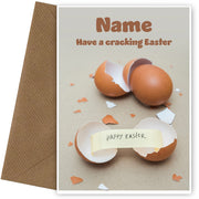 Humorous Easter Card - Personalised - Have a Cracking 