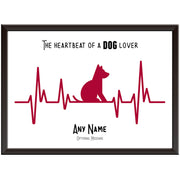 Personalised Heartbeat of a Dog Lover