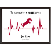 Personalised Heartbeat of a Horse Lover