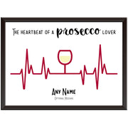 Personalised Heartbeat of a Prosecco Lover