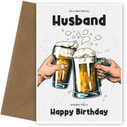Husband Birthday Card for Him on His 20th 30th 40th 50th Birthday and more