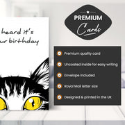 Main features of this funny birthday card