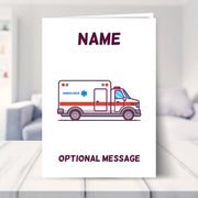 Ambulance Greetings Card