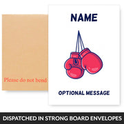 Boxing Greetings Card