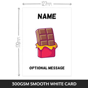 Chocolate Greetings Card