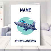 Fighter Jet Greetings Card