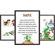 Personalised Nursery Rhyme Pictures - Jack and the Beanstalk