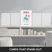43rd anniversary card for husband that stand out
