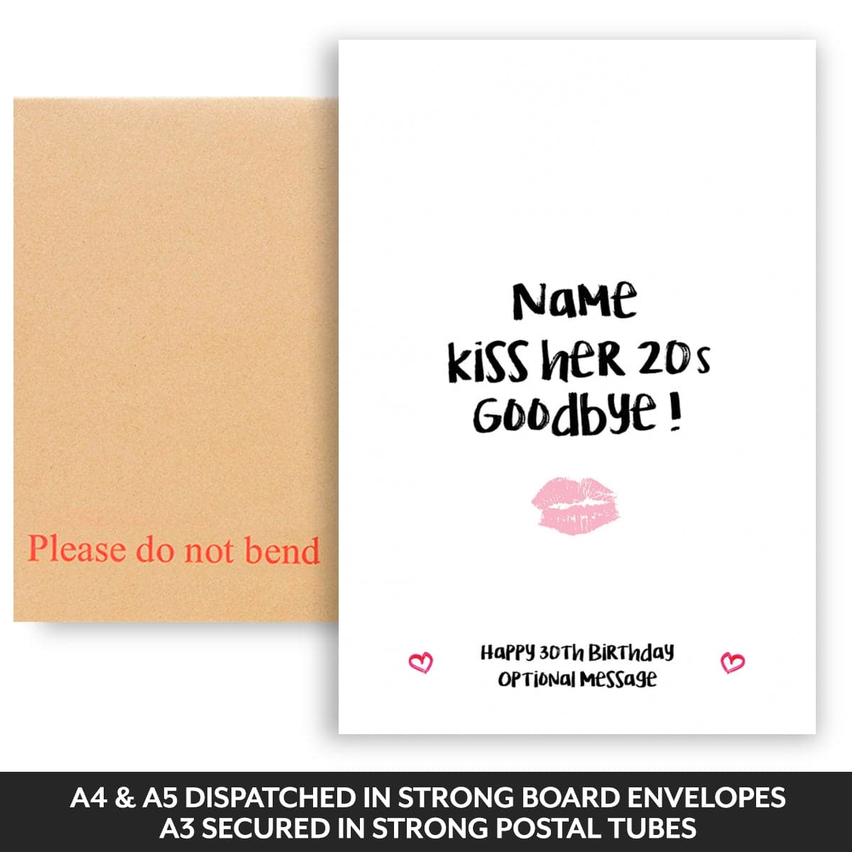 Kiss Her Birthday Goodbye Print