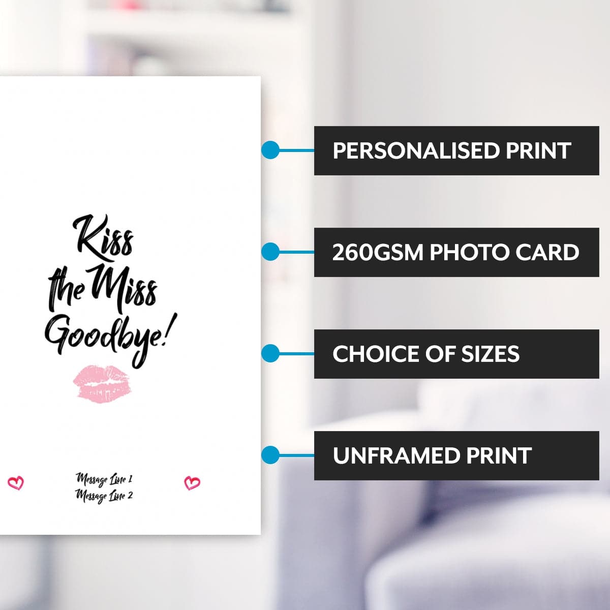 Kiss the Miss Print