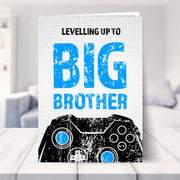 big brother card shown in a living room