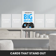 becoming big brother card that stand out