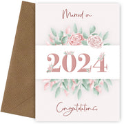 Special Wedding Cards for Bride and Groom - Married in 2024 Card