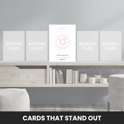 13th anniversary cards that stand out