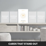14th anniversary cards that stand out