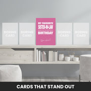 sister-in-law birthday card that stand out