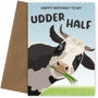 Funny Birthday Cards for Wife or Husband - Cow Birthday Card