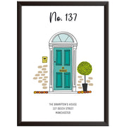 Personalised New Home Gifts for Couples - Entrance Door