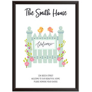 Personalised New Home Gifts for Couples - Garden Gate