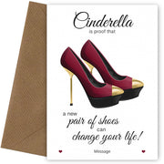 Personalised New Shoes Card
